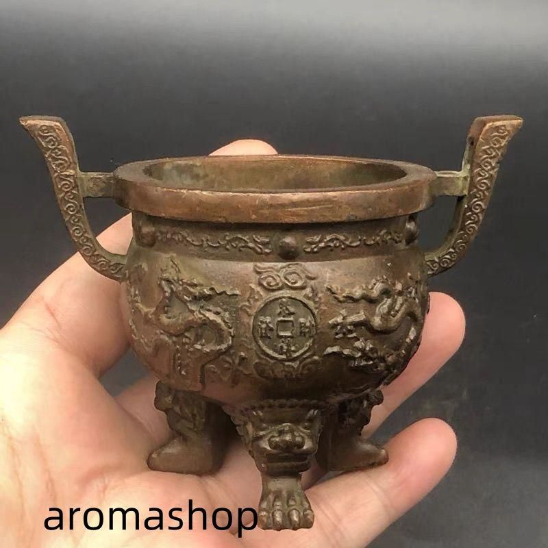 瑞獣三足両耳香炉 磁器香炉 香具 仏具 工芸品 装飾品 美術品 置物 瑞獣 三足両耳 香炉 現代工芸品 美術品 置物 - メルカリ