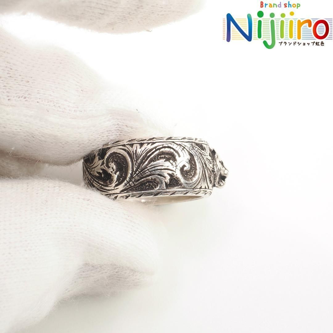 【ほぼ新品】グッチ 指輪　タイガーヘッド 925 リング シルバー　1488 ほぼ新品】グッチ 指輪 タイガーヘッド 925 リング シルバー