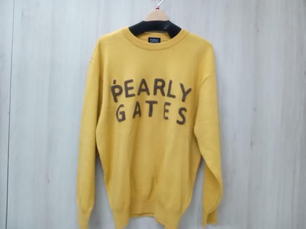 pearly gates 053-270136 ニット サイズ2 イエロー