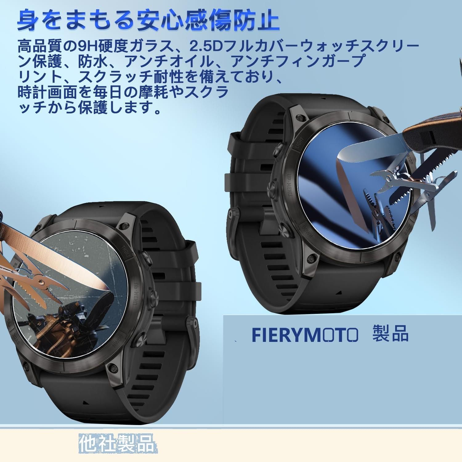 51mm GARMIN Fenix 7X Pro/epix Pro (Gen 2) 用 51mm / Fenix 7X 