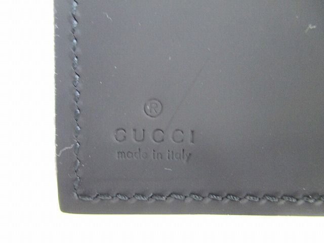グッチ GUCCI GG ラバーエフェクト 三つ折りウォレット コンパクト財布