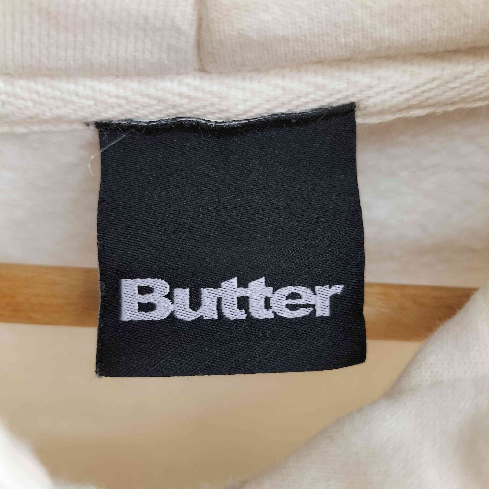 バターグッズ BUTTER GOODS FREE YOUR MIND PULLOVER HOOD BONE メンズ 