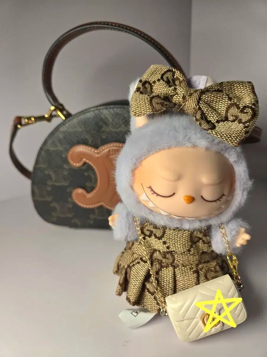 ラブブドレス ラブブ　Labubu ラブブドレス着　ラブブスーツ着　着せ替え服　6点セット