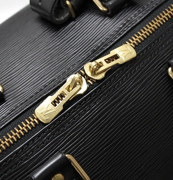 ルイヴィトン Louis Vuitton キーポル50 ボストンバッグ エピ 黒