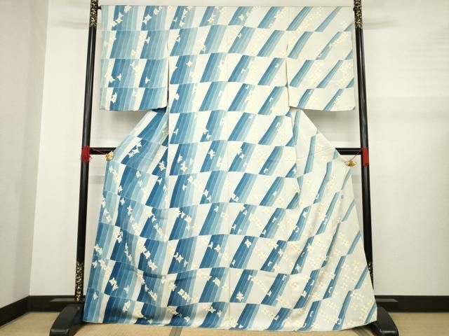 平和屋着物○友禅作家の巨匠 浅井青仁 訪問着 椿 金彩 正絹