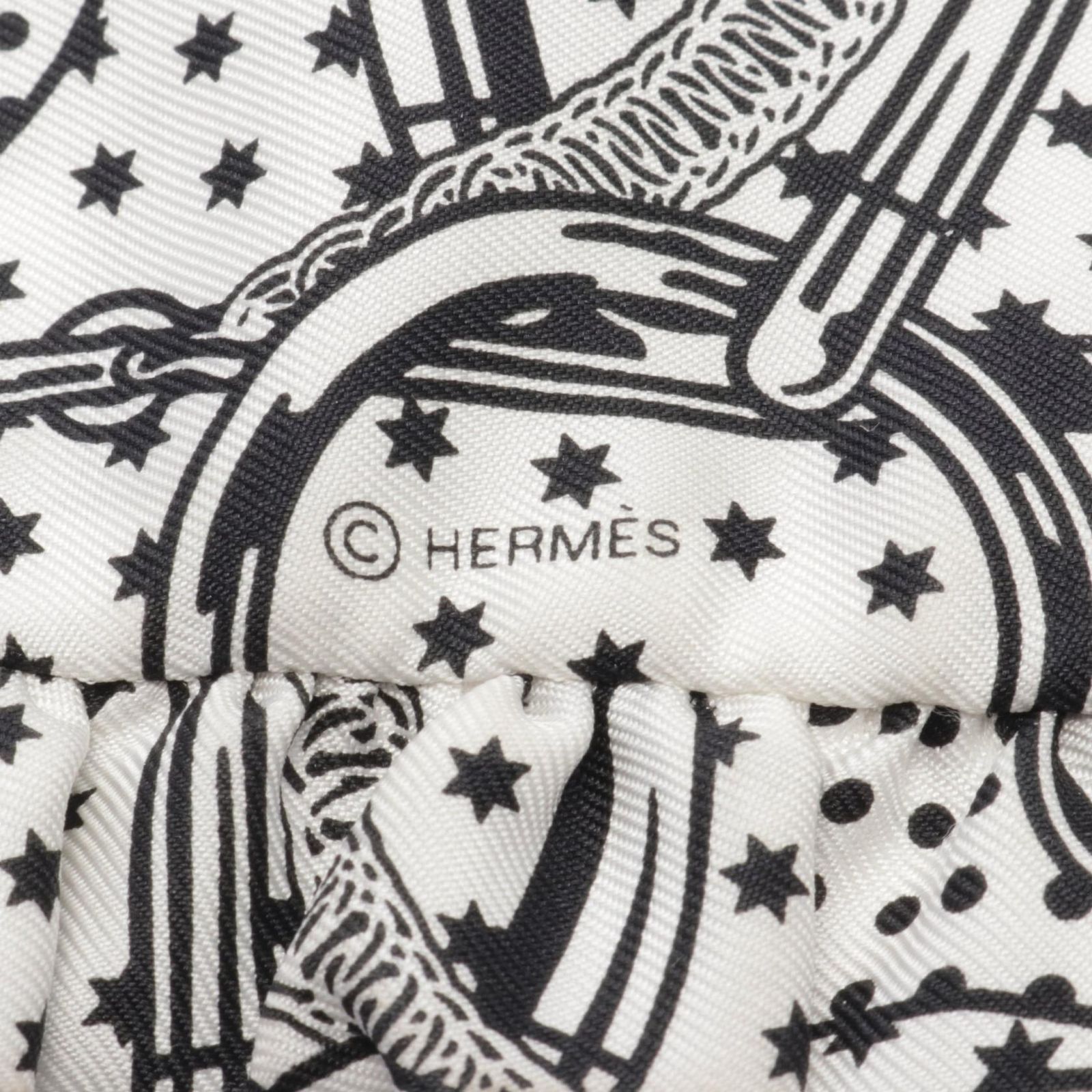 エルメス ツイリー エプロンドール スカーフ ホワイト/ブラック HERMES エルメス HERMES スカーフ ツイリー エプロンドール ホワイト/ブラック