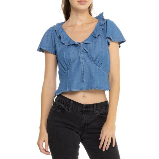 リーバイス Levis 【 Zaida Blouse Women 】 ファッション レディースファッション トップス シャツ ブラウス レディー リーバイス LEVI'S ZAIDA SS BLOUSE I HAVE ARRIVED