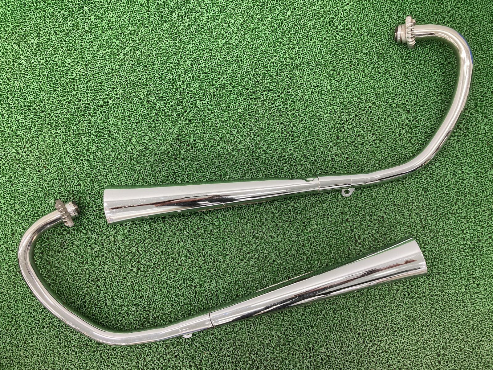 XS650SPL マフラー 左右 3G5 ヤマハ 純正 中古 バイク 部品 左右独立仕様 修復素材やカスタム素材に 品薄 希少品 車検 Genuine