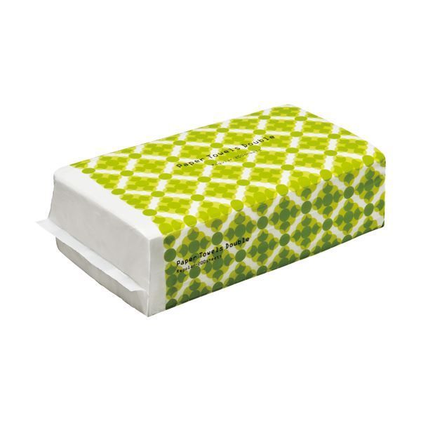 クーポン配布中-スーパー 対象 まとめ TANOSEE ペーパータオル ダブルタイプ レギュラー 200組 パック 1セット 5パック ×5セット