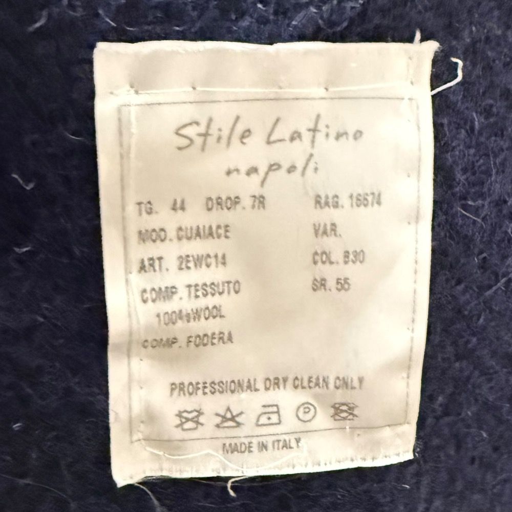 美品 STILE LATINO スティレラティーノ ダブルブレスト チェスター