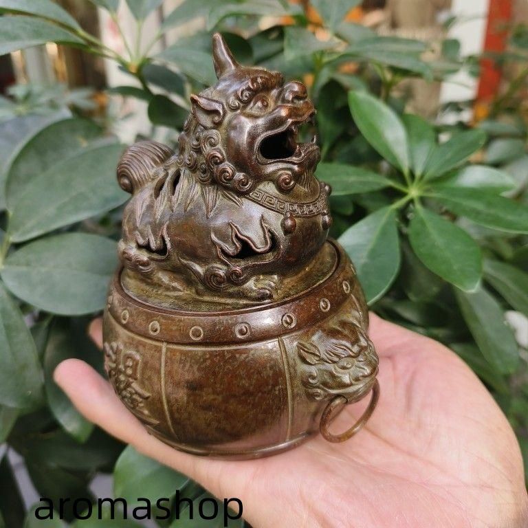 銅器 香炉 神獣香炉 香道具 茶道具 工芸品 置物 銅器 香炉 神獣香炉 香道具 茶道具 工芸品 置物 - メルカリ