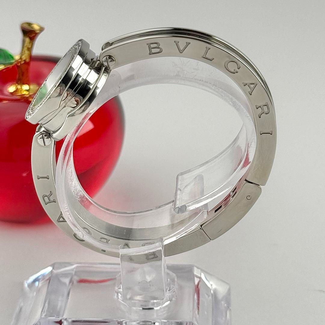 ブルガリ ビーゼロワン BZ22S ダイヤベゼル バングル 新品電池