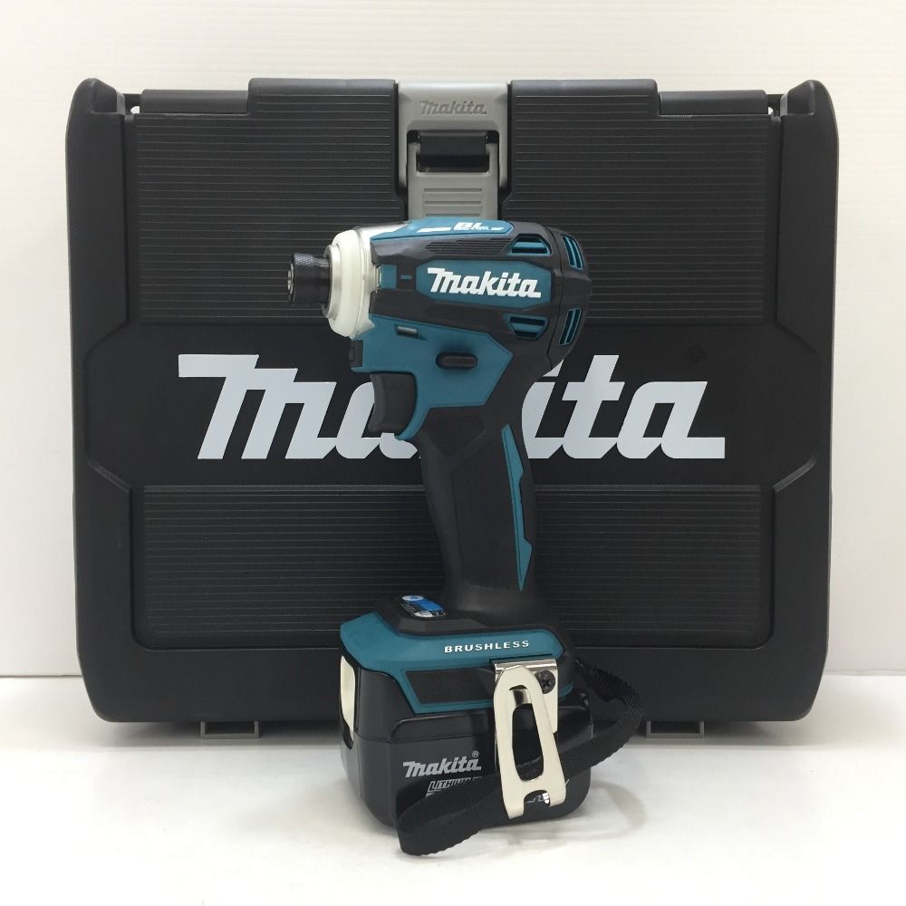 makita マキタ 14.4V 6.0Ah 充電式インパクトドライバ 青 ケース・充電器・バッテリ2個セット TD162DRGX 未使用品 -  メルカリ