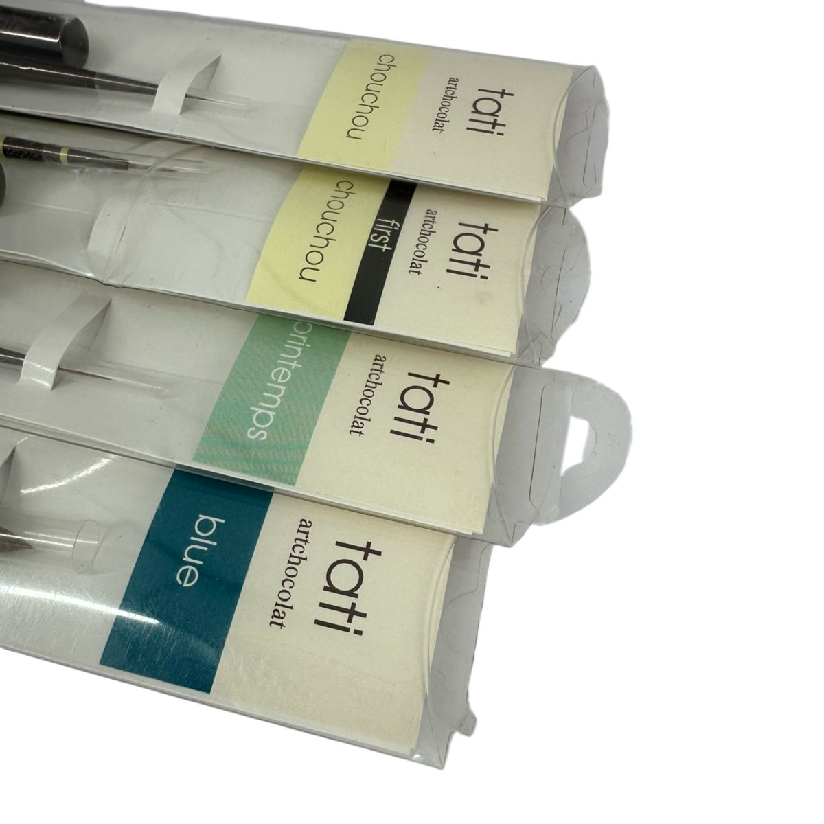 【新品未使用】tati筆セット tati 筆 アートショコラ ネイルブラシ ブルージュ 6本セット