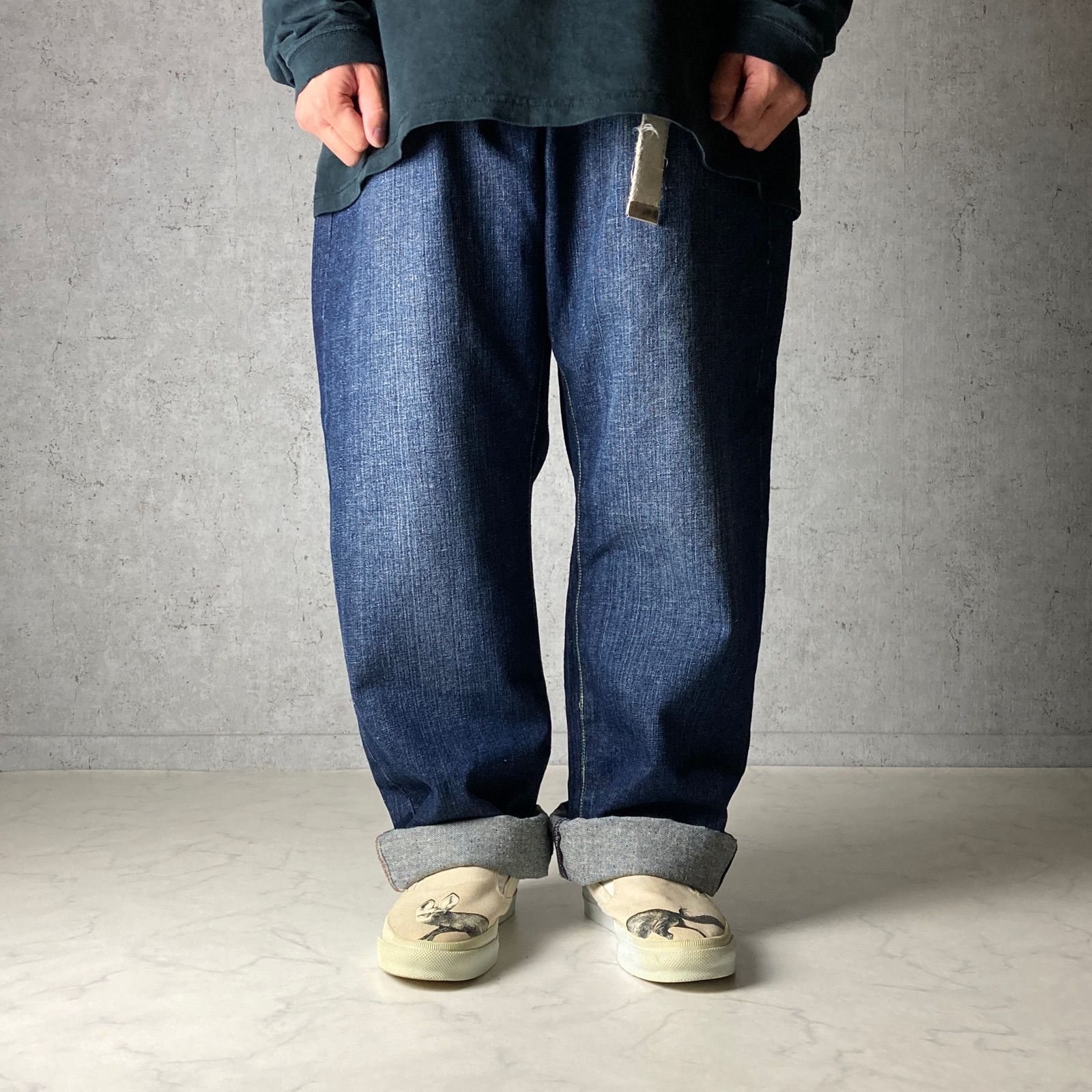 akademikusu 90s デニム バギーパンツ アカデミクス akdmks Akademiks アカデミクス アカデッミクス デニム バギーパンツ