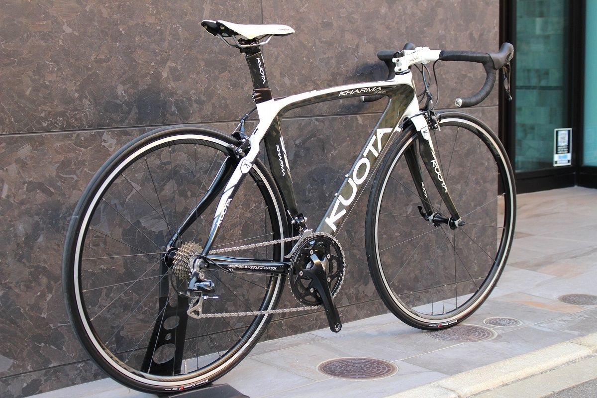 KUOTA KHARMA(クオータ カルマ)105カーボン完成車 DHバー付き 特価】KUOTA 2012 ROADBIKE・ROADRACER KHARMA 105(クオータ