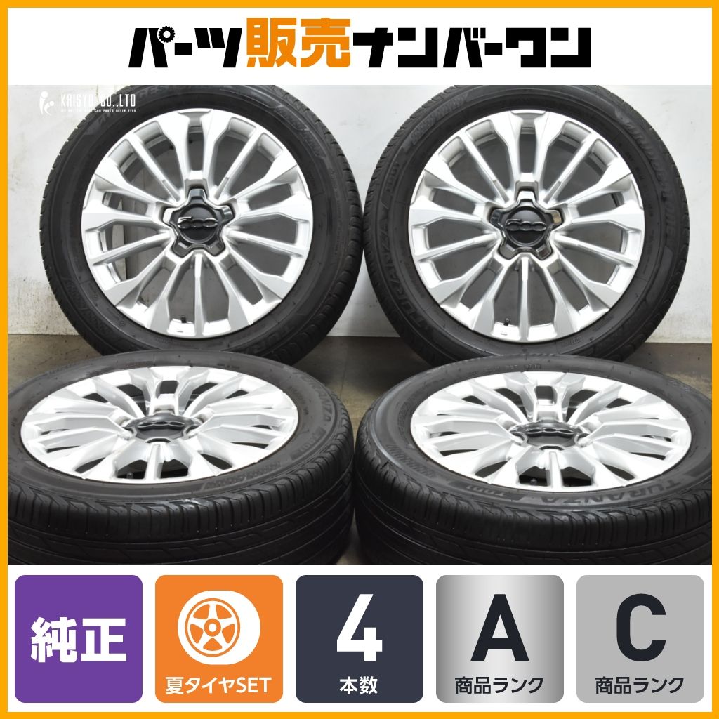 程度良好品 FIAT 500X 純正 17in 7J 40 PCD110 ブリヂストン トランザ T001 215 55R17 フィアット チンクエチェントエックス