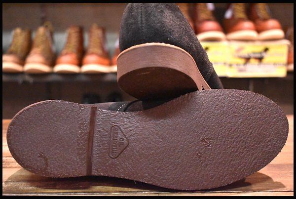 レッドウィング 8055 黒スエード ブラック 短靴 ローカット ブーツ