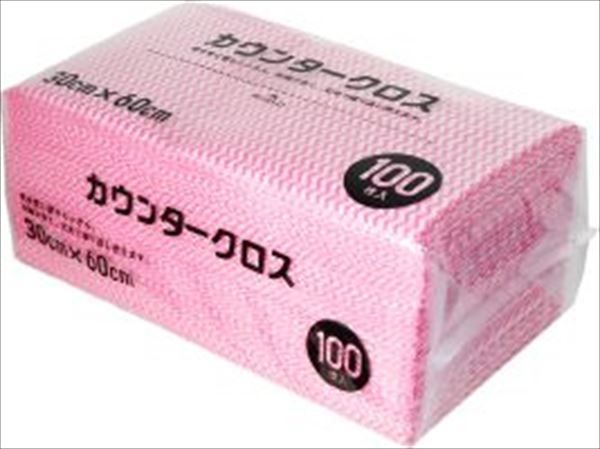 まとめ買い-16点セット カウンタークロス１００枚ピンク 大和物産 たわし ふきん