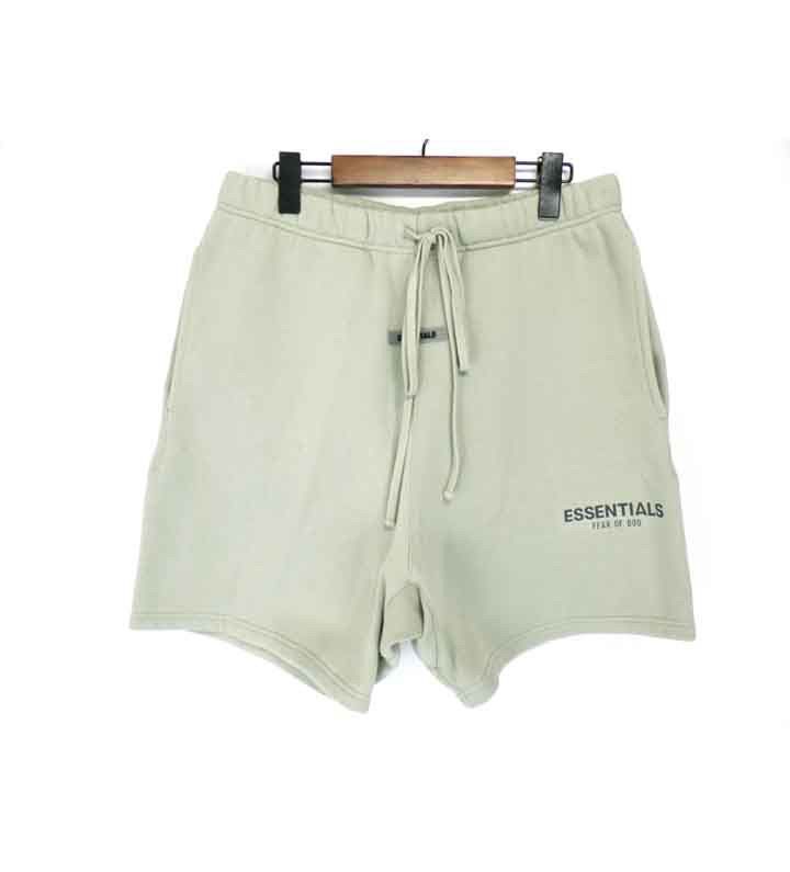 フィアオブゴッド エッセンシャルズ FEAR OF GOD ESSENTIALS Sweat Shorts リフレクティブ ロゴ スウェット ショーツ ハーフ パンツ w23036
