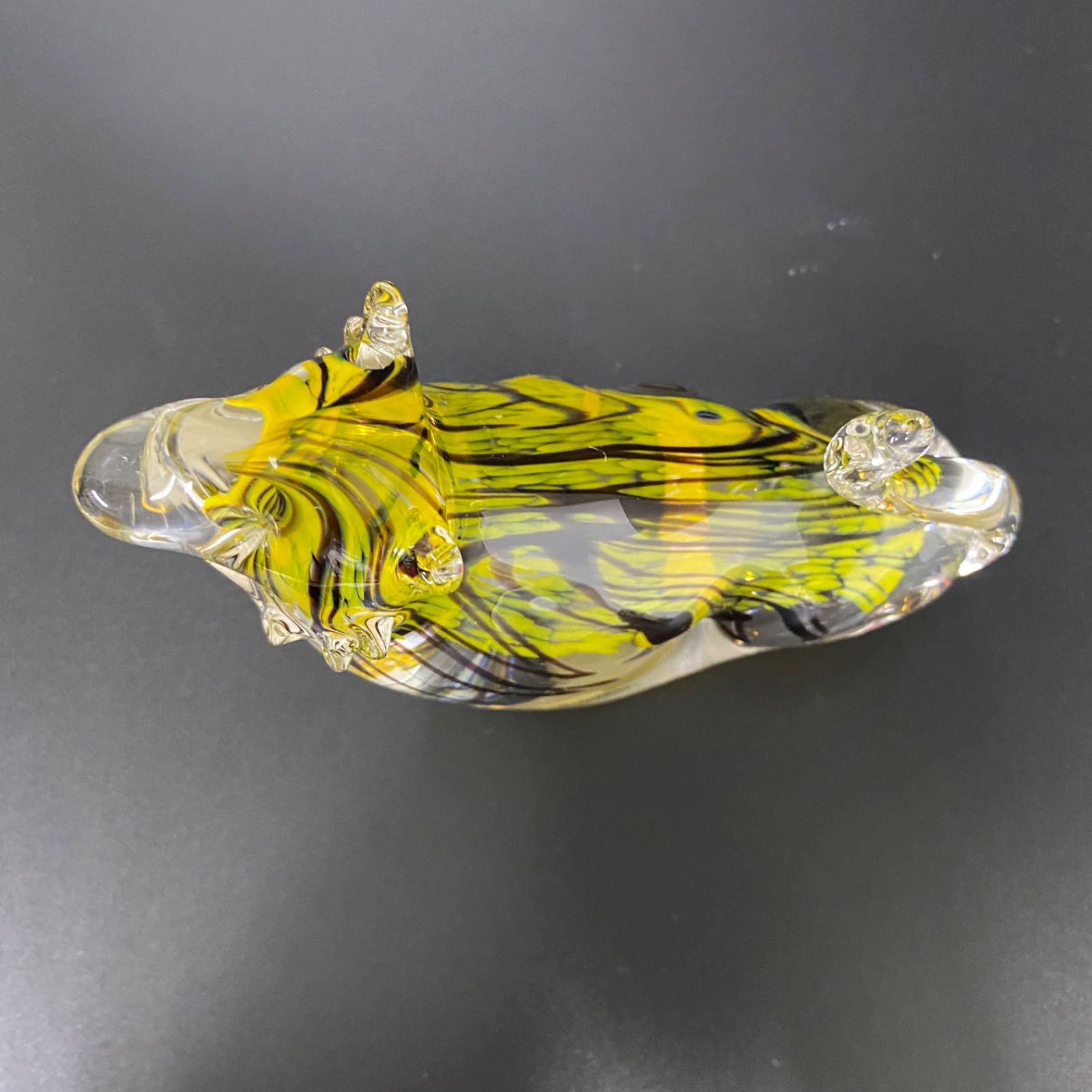 希少・美品】Multi Glass マルティグラス 虎 トラ ガラス工芸品