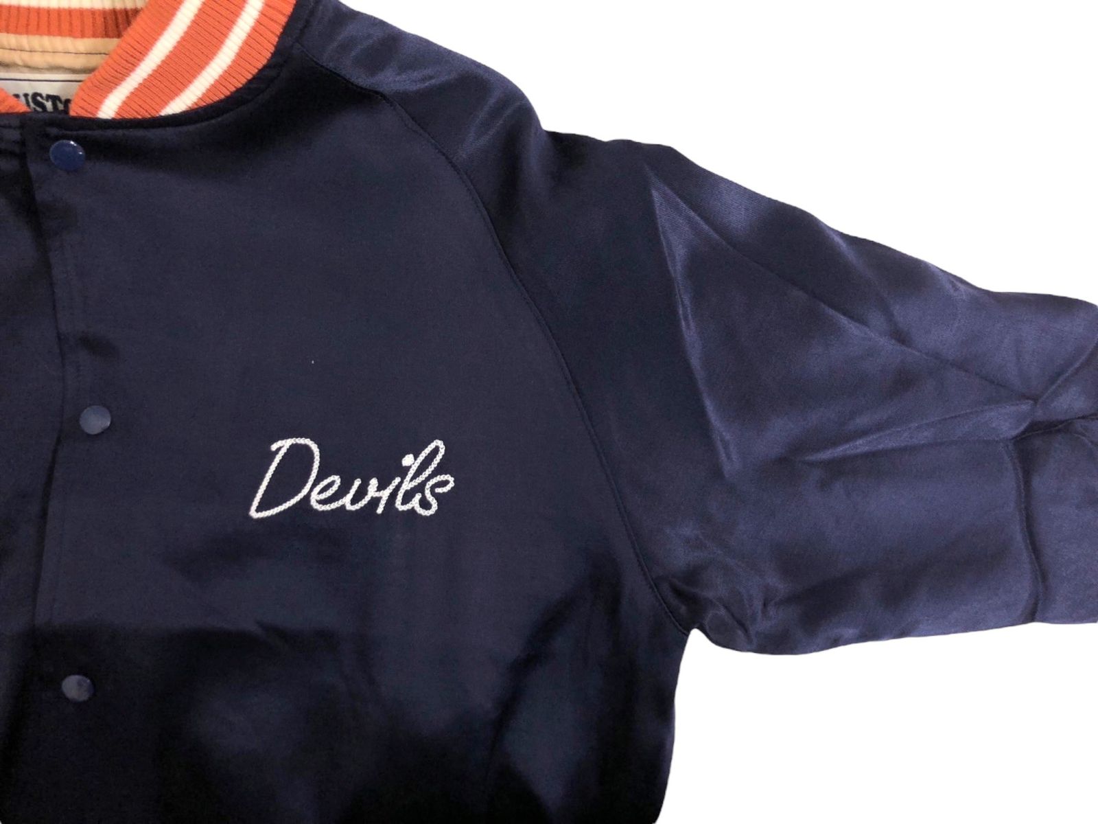 HOUSTON (ヒューストン) RAYON AWARD JACKET(DEVILS)レーヨン