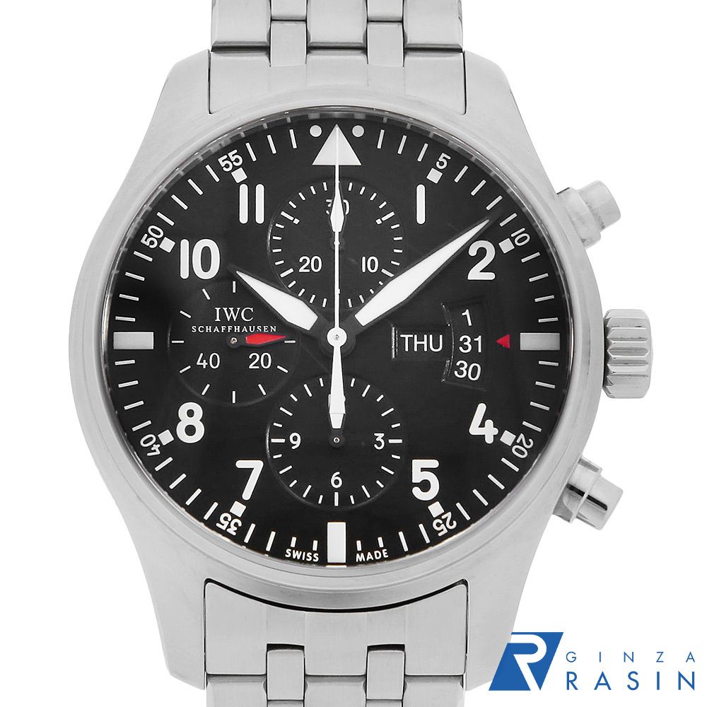 IWC パイロットウォッチ クロノグラフ IW377704 中古 メンズ