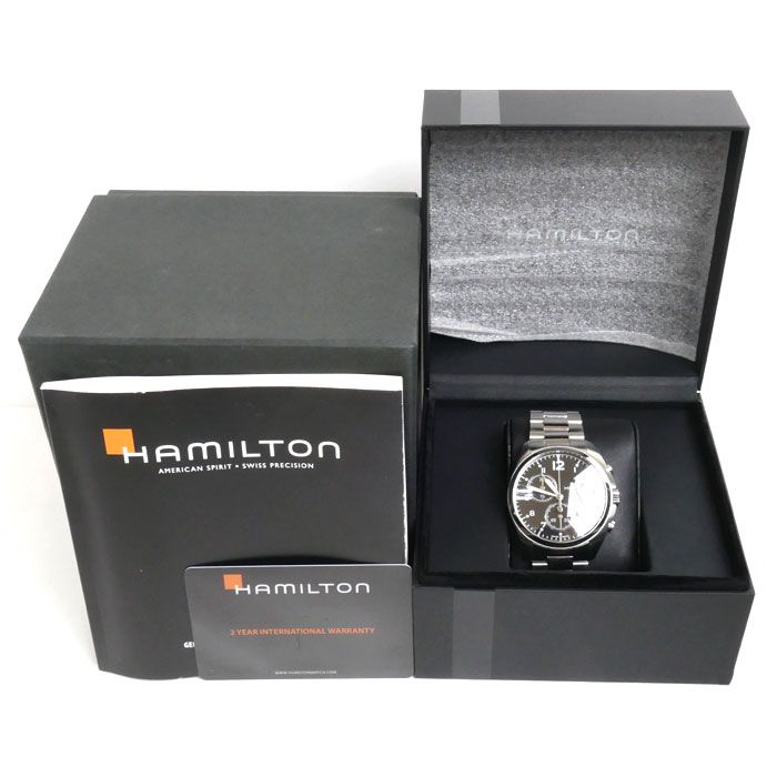 HAMILTON ハミルトン カーキ アビエーション 腕時計 電池式 H76512133/H765120 メンズ 中古