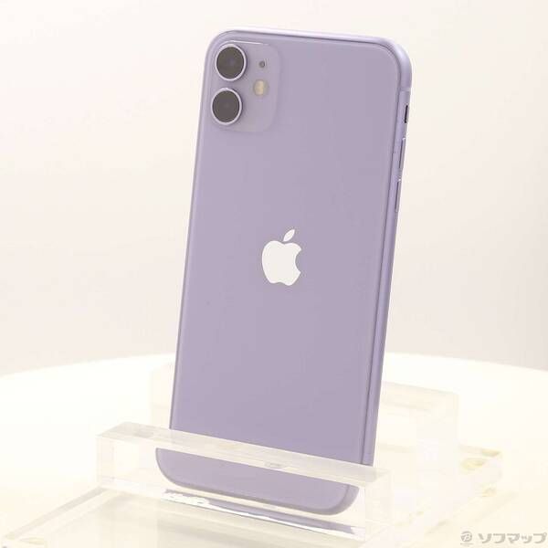 中古品〕 iPhone11 128GB パープル MHDM3J／A SIMフリー【262】 iPhone
