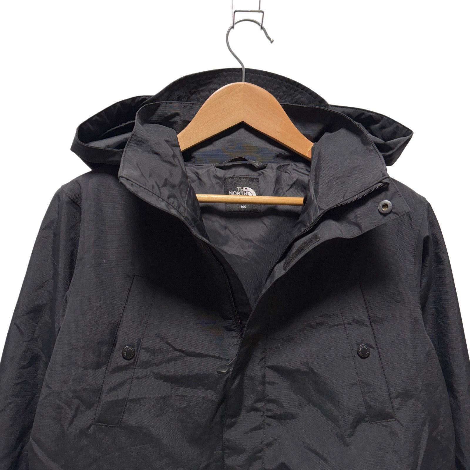 値下げ中⬇️THE NORTH FACE 黒 DRYVENT ジャケット 160 THE NORTH FACE The North Face Dryvent Mono Mountain Jacket