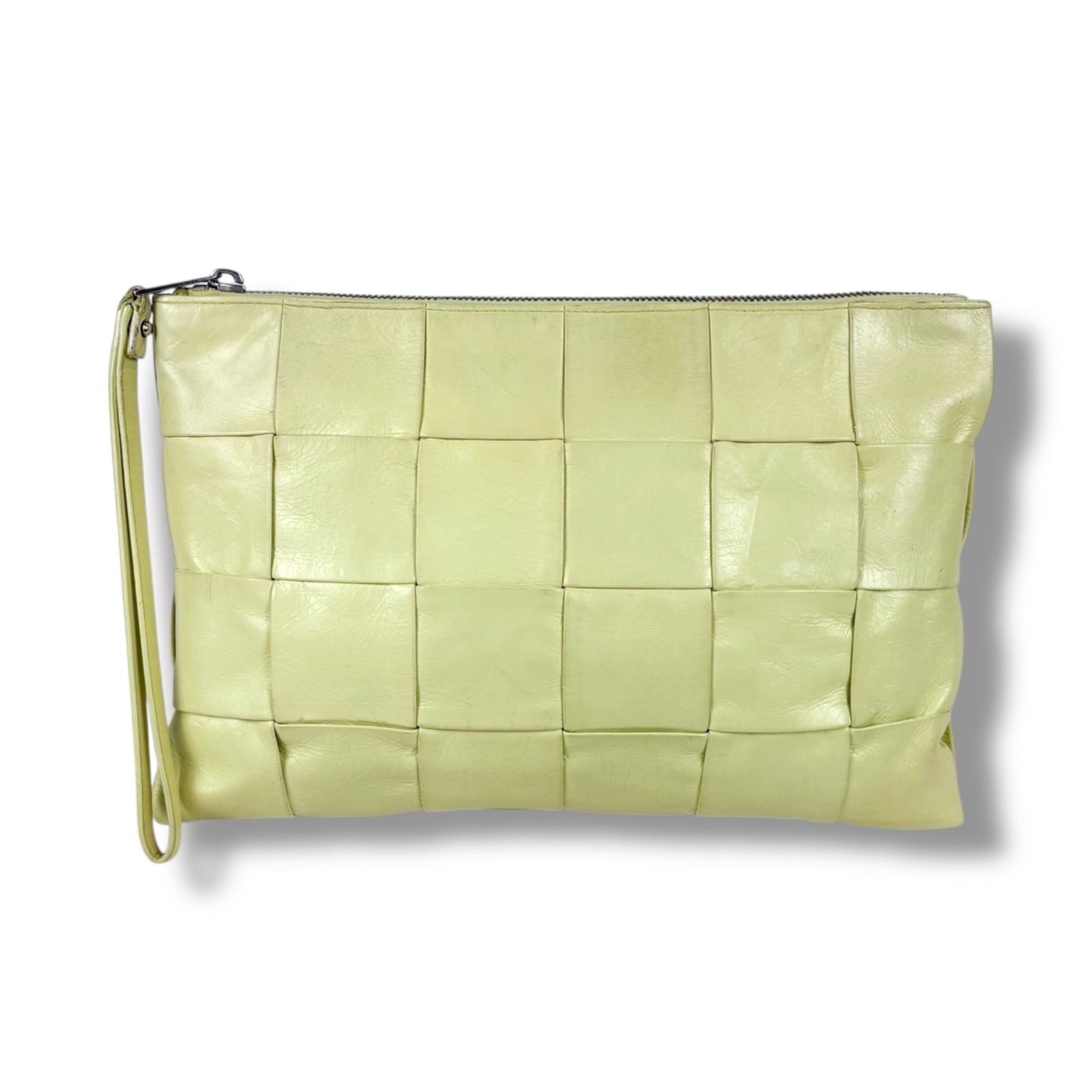 ボッテガヴェネタ BOTTEG VENETA クラッチバッグ セカンドバッグ マキシイントレチャートレザー ベージュ クリーム