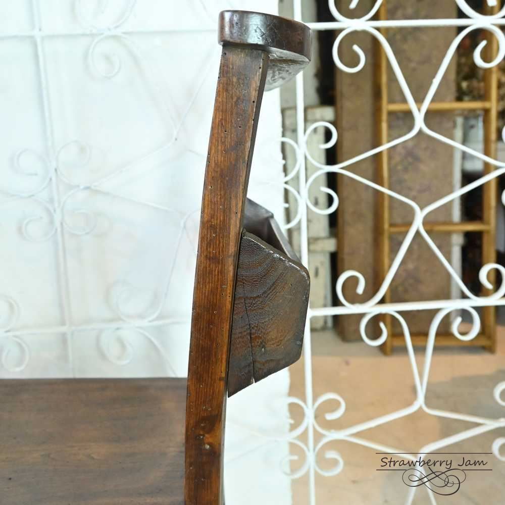 L3705-17-8 英国アンティーク チャーチチェア ヴィクトリアン