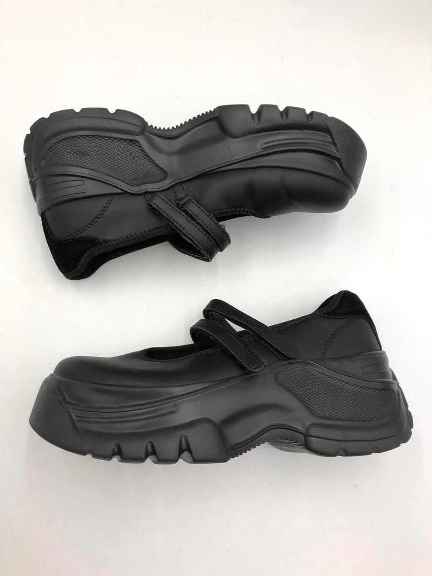 ZARA ザラ プラットフォームスニーカー 厚底ストラップ シューズ