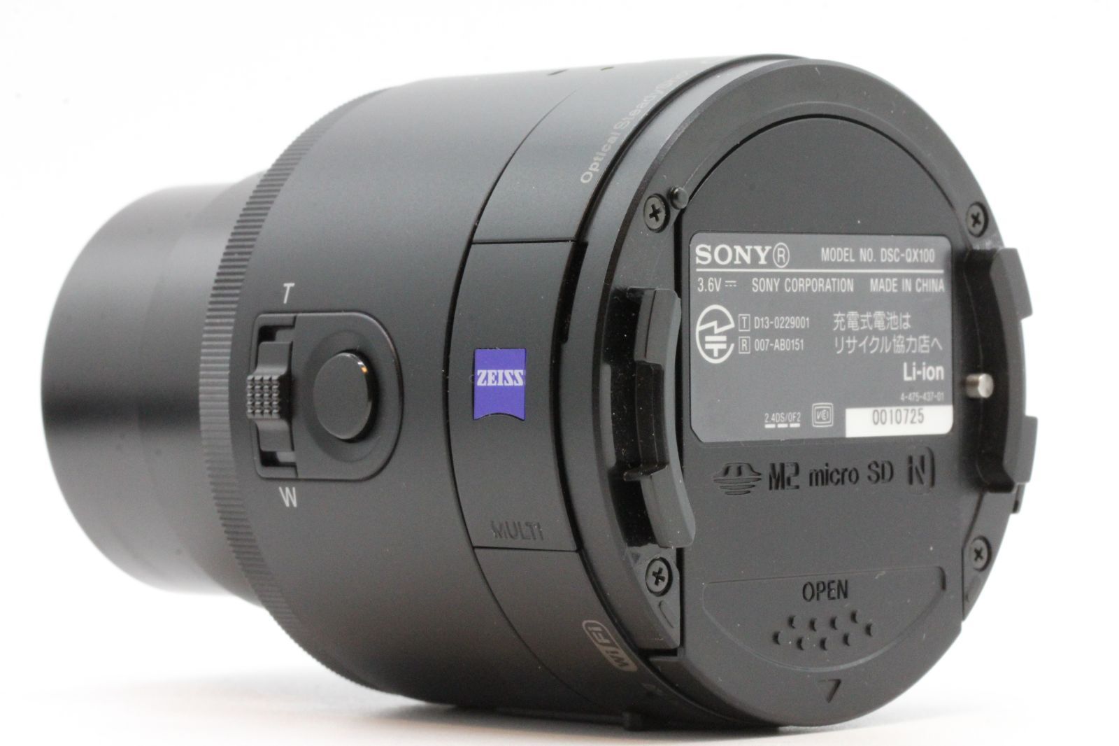 SONY Cyber−Shot QX DSC-QX100 レンズスタイルカメラ-