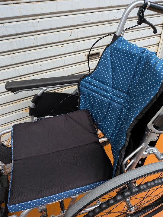 レッグサポート代用品 アルミ自走車いす