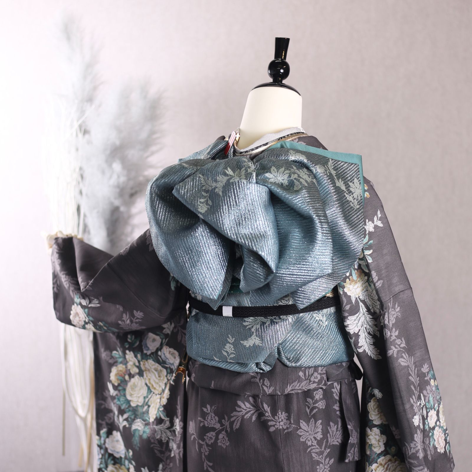 新品同様 JILL STUART 振袖9点フルセット【グレー】〖L～LL