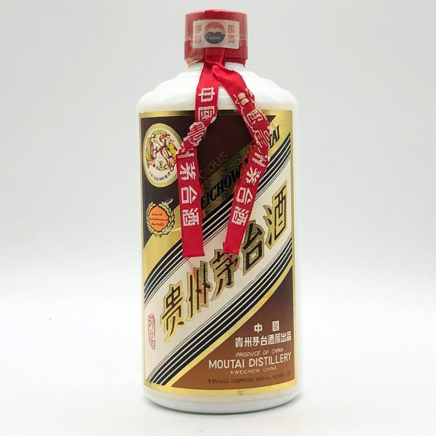 貴州茅台酒 ゴールドラベル プレシャス 年式不明 陶器ボトル 500ml O2