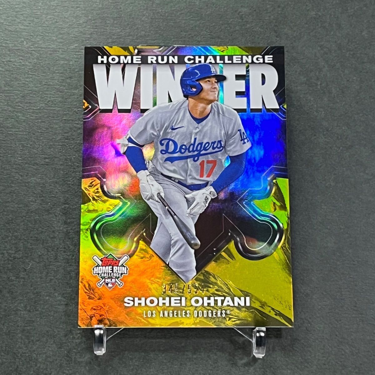 554枚 大谷翔平ホームランチャレンジ当選カード 2025 Topps Home Run Challenge Winner HRCW-1