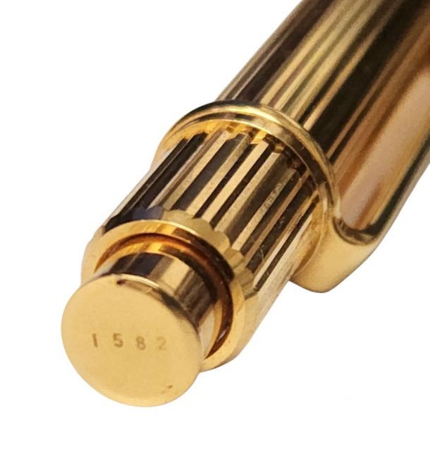 カルティエ マスト シャープペン ゴドロン ゴールド シャーペン 筆記  