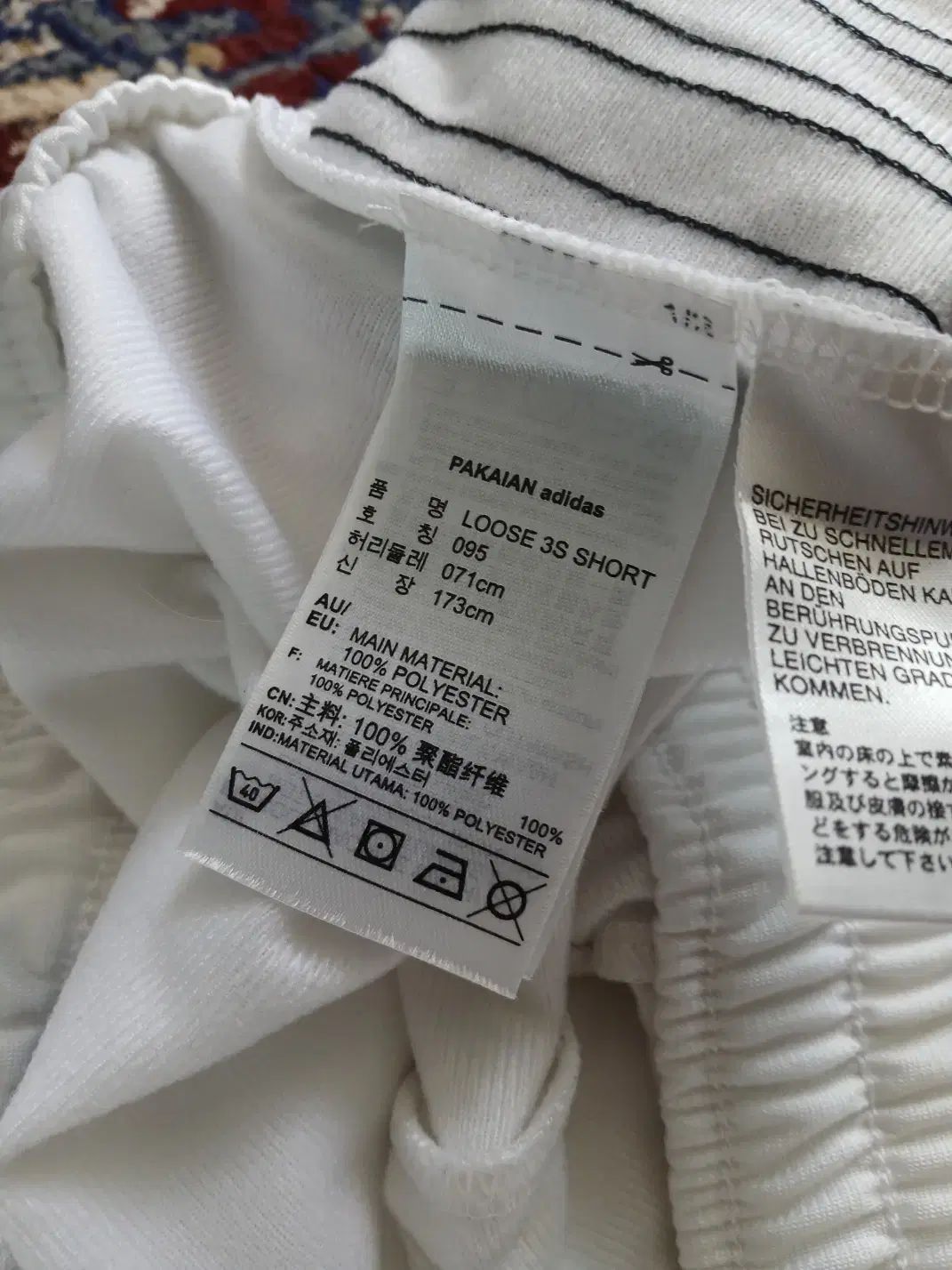 95 M adidas アディダス オリジナル 3S ショートパンツ スポーツショートパンツ 白 白 黒 WWW_NOITHATQUANGTHANH_NET