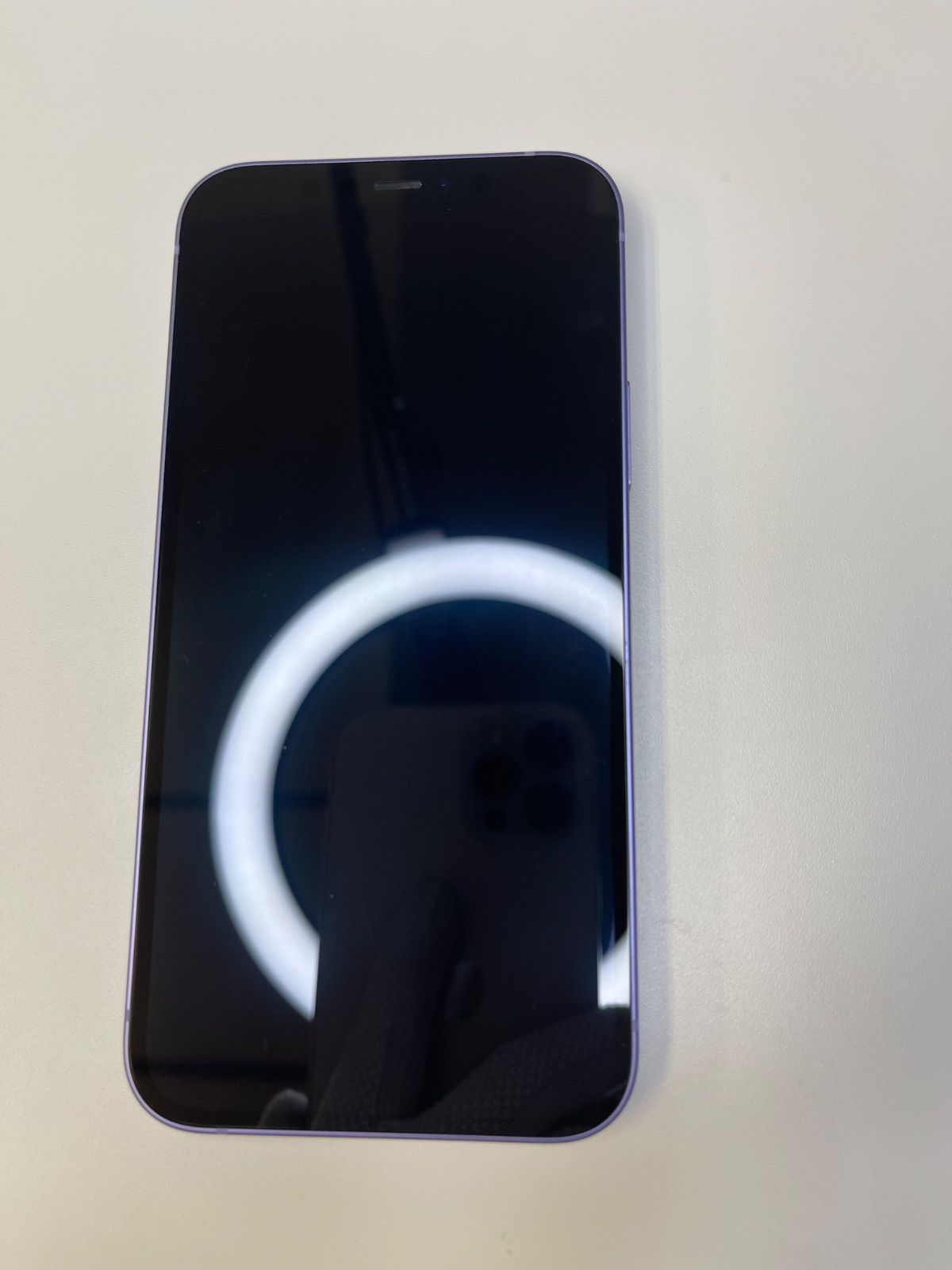 美品 iPhone 12 128GB パープル バッテリー100% MJNJ3J/A