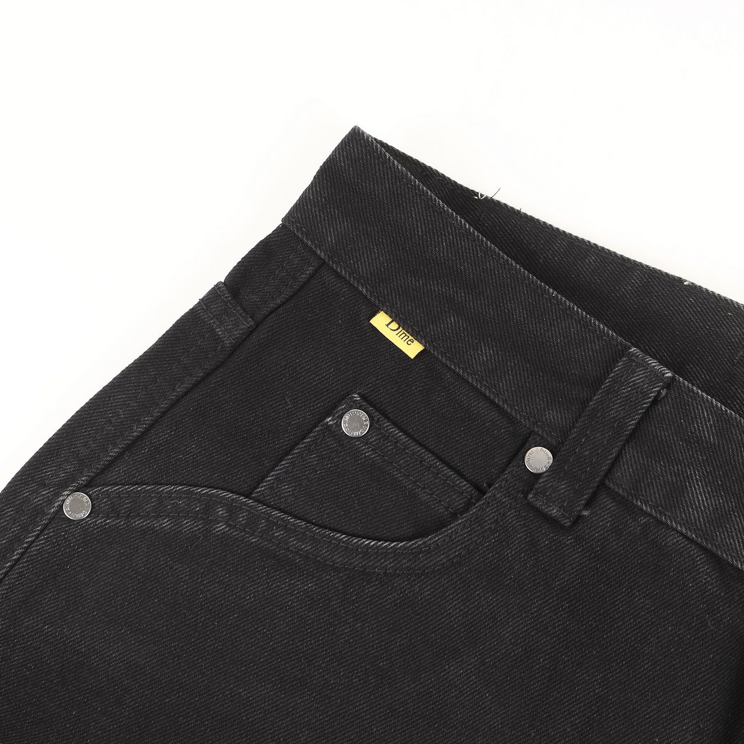 Dime ブラックデニム Dime Baggy Denim Pants / BLACK WASHED (ダイム デニムパンツ