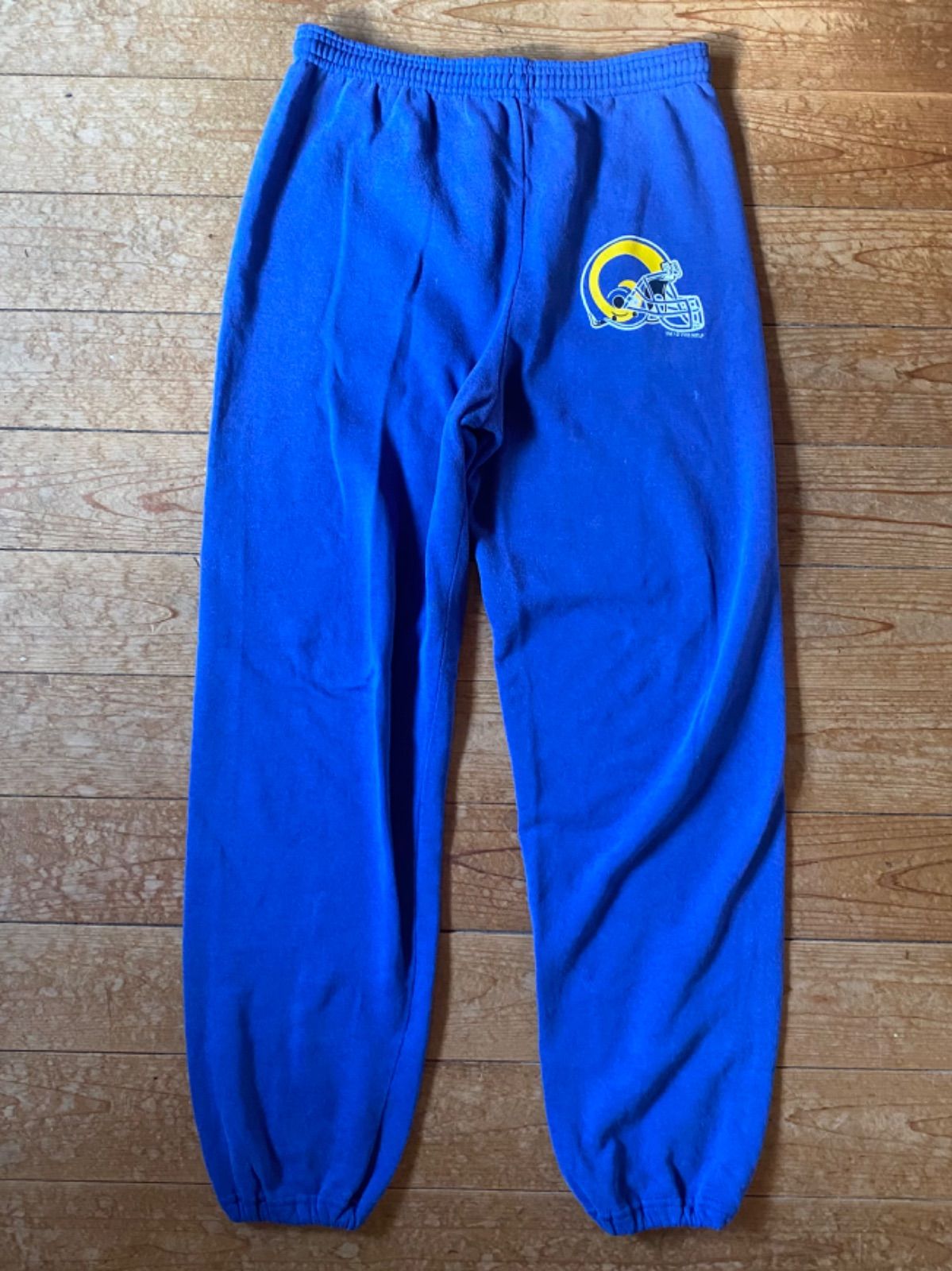 【early 90's】Los Angeles RAMS CHALK LINE スウェットパンツ ロサンゼルスラムズNFL アメフトUSA製古着