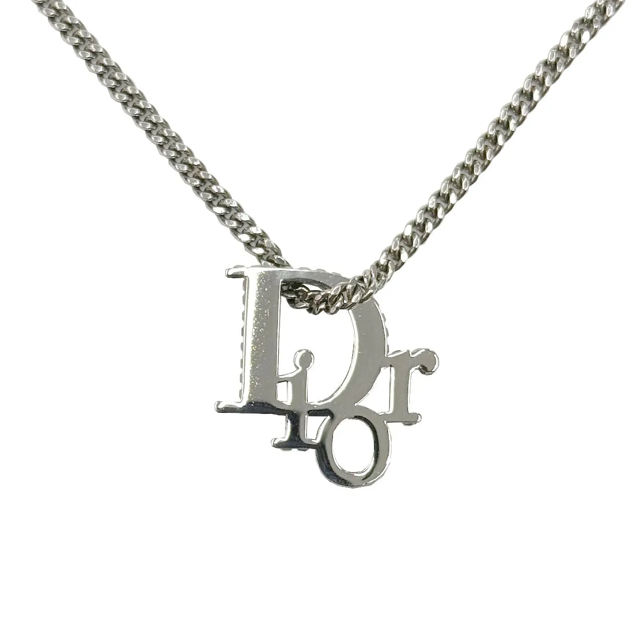 美品　Christian Dior クリスチャンディオール CDロゴ ネックレス クリスチャン ディオール CHRISTIAN DIOR ネックレス CD ICON