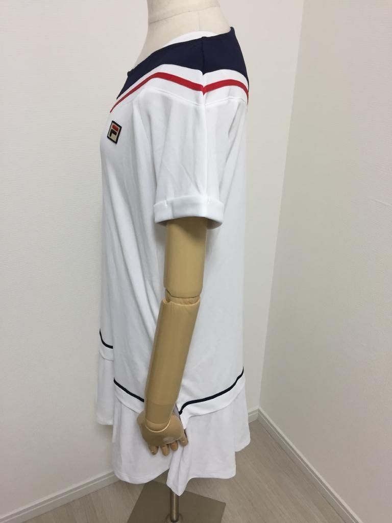 FILA グレーワンピース　テニスウェア FILAフィラテニスワンピース FILA グレーワンピース テニスウェア FILA