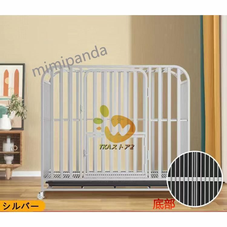 ペットケージ犬檻犬小屋ケージペットサークルドッグケージペットフェンス小型大型中型犬用ペット用品キャスター付き