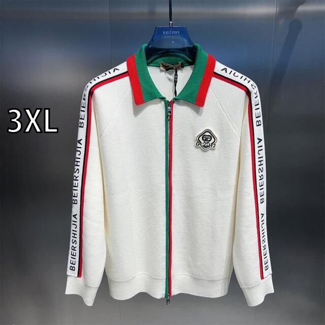 3XL 秋冬 コーデ メンズ 服 シンプル ファッション オシャレ 大人 かっこいい 大きいサイズ ストリート 紳士服 ウール カーディガン ニット ジャケット セーター