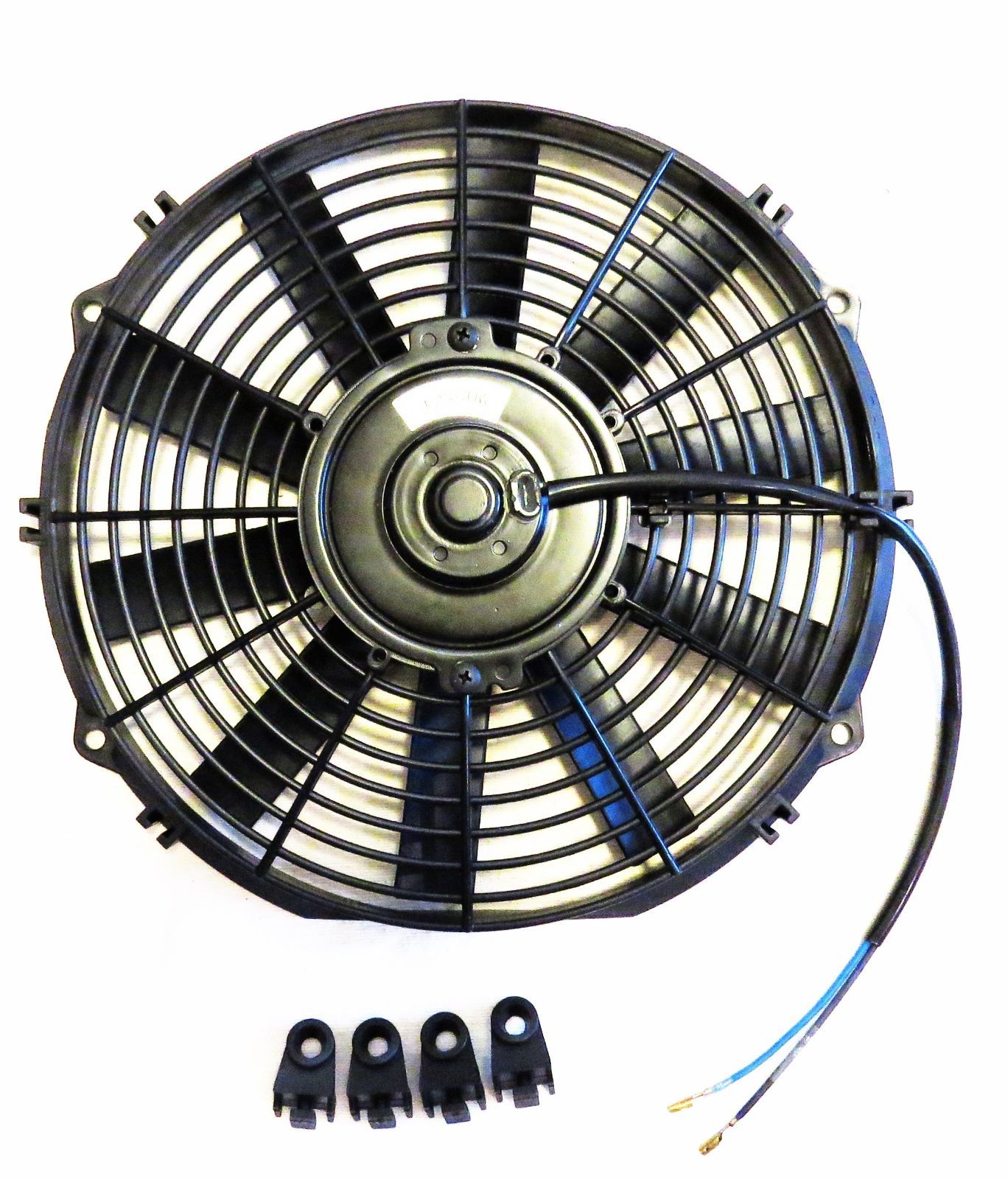 mind items 12インチ 汎用 薄型 電動ファン プル式 吸風式 １２インチ 12V 12V