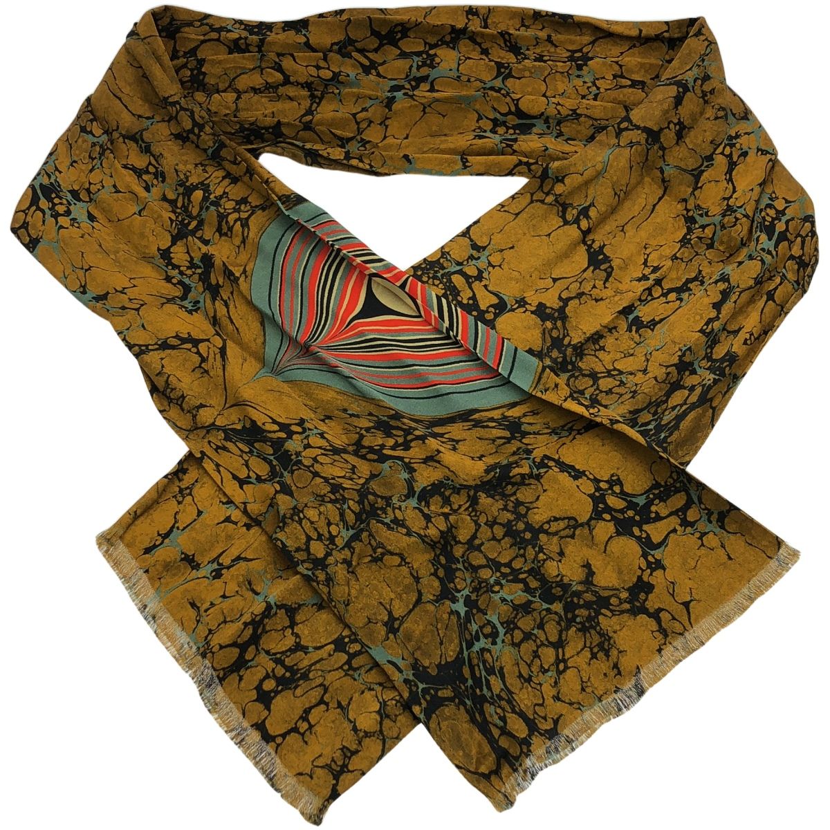 BIEK VERSTAPPEN リネン ストール（グリーン） Unisex BIEK VERSTAPPEN