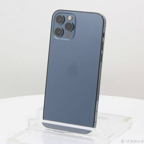〔品〕iPhone12 Pro 256GB パシフィックブルー MGMD3J／A SIMフリー【258】